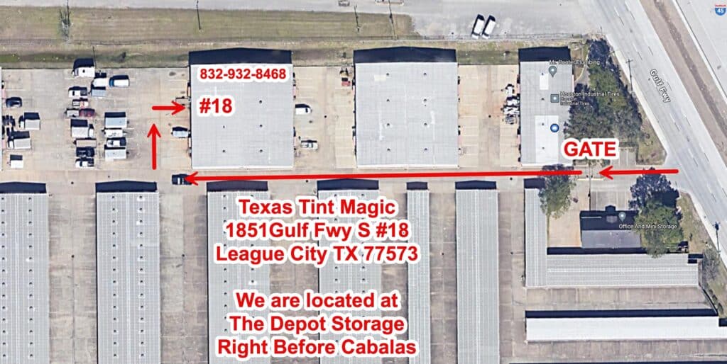 Texas Tint Magic - Customer Map